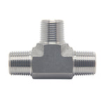 Load image into Gallery viewer, Male NPT 3 Way Tee Fittings Stainless Steel 304
