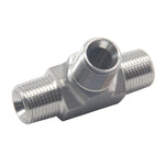 Load image into Gallery viewer, Male NPT 3 Way Tee Fittings Stainless Steel 304
