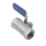 Load image into Gallery viewer, One Piece Ball Valve NPT Female x NPT Female 1000 PSI Stainless Steel 304
