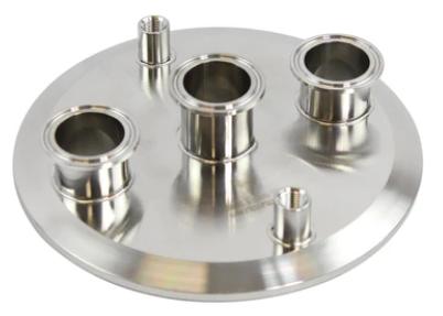 12" LID with 3 x 1.5 TC, 2 x 1/4 NPT