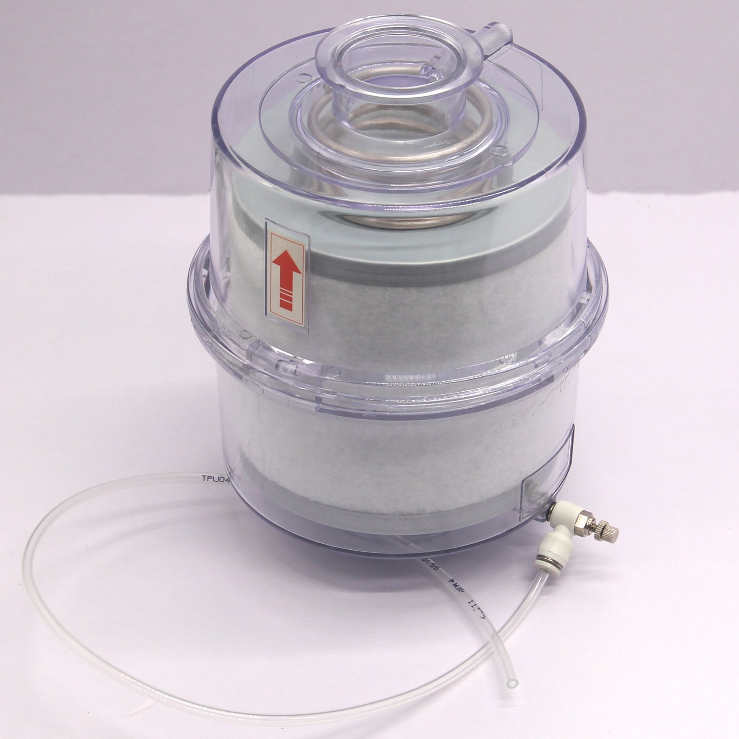 Vacuum Pump Exhaust Oil Mist Filter with Transparent Shell