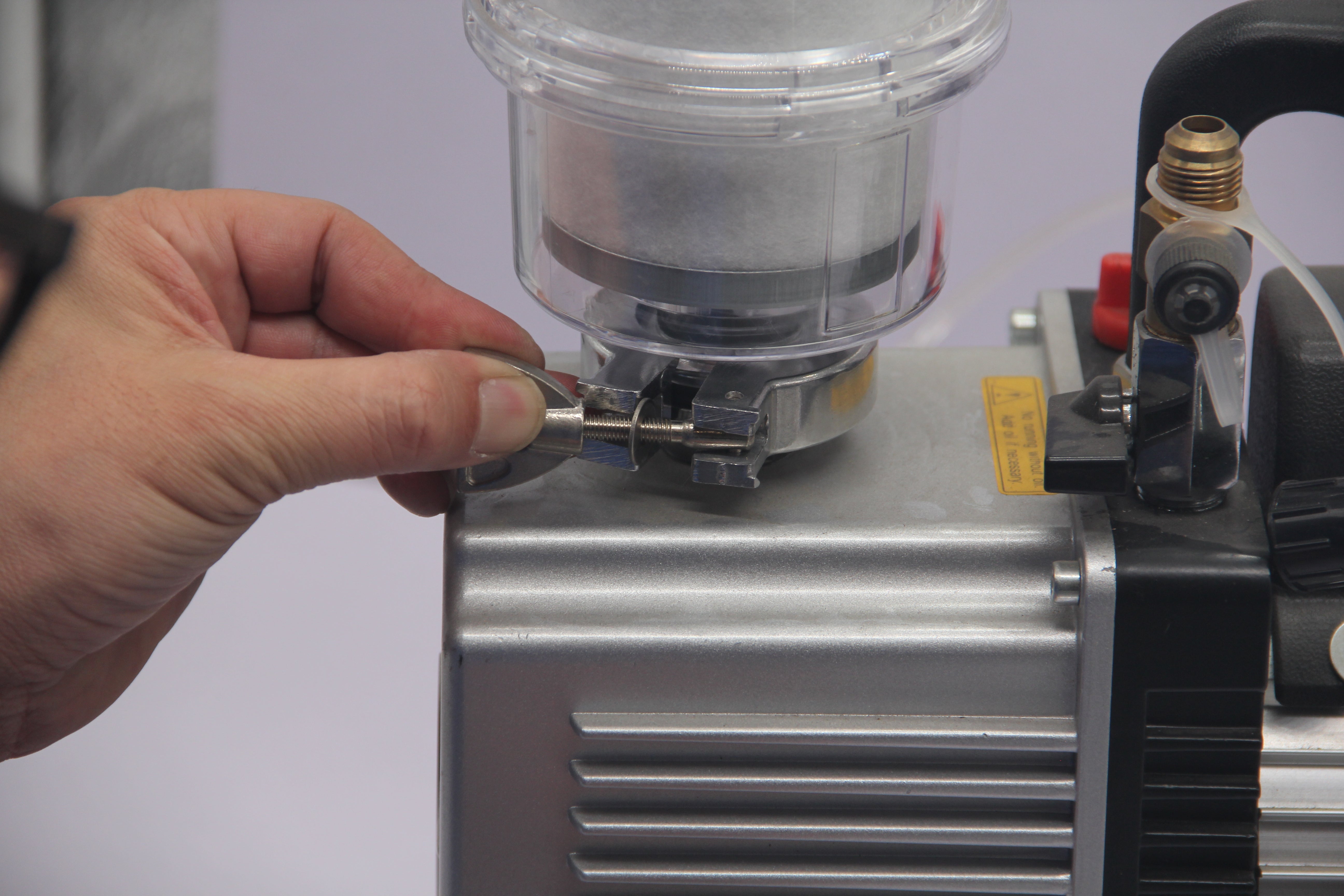 Vacuum Pump Exhaust Oil Mist Filter with Transparent Shell | ShopHFS