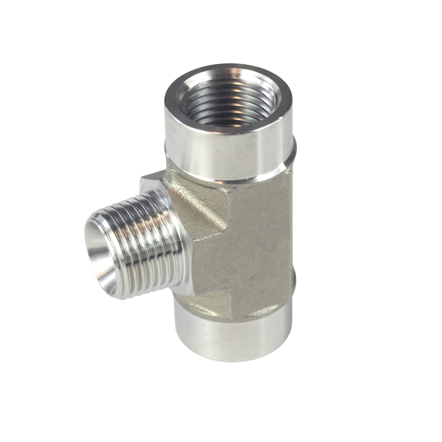 FORGED Pipe Fitting Street Tee FNPT x MNPT x FNPT Stainless Steel 304
