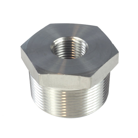 Male NPT to Female NPT Hex Reducing Bushing Stainless Steel 304