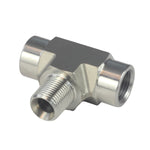 Load image into Gallery viewer, FORGED Pipe Fitting Street Tee FNPT x MNPT x FNPT Stainless Steel 304
