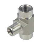 Load image into Gallery viewer, FORGED Pipe Fitting Street Tee FNPT x MNPT x FNPT Stainless Steel 304
