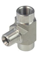 Load image into Gallery viewer, FORGED Pipe Fitting Street Tee FNPT x MNPT x FNPT Stainless Steel 304
