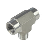 Load image into Gallery viewer, FORGED Pipe Fitting Street Tee FNPT x MNPT x FNPT Stainless Steel 304
