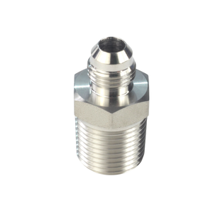 Male NPT to Male JIC Adapter - Multiple Sizes  Stainless Steel 304