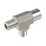 Load image into Gallery viewer, FORGED Pipe Fitting Street Tee MNPT x MNPT x FNPT Stainless Steel 304
