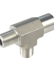 Load image into Gallery viewer, FORGED Pipe Fitting Street Tee MNPT x MNPT x FNPT Stainless Steel 304
