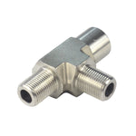 Load image into Gallery viewer, FORGED Pipe Fitting Street Tee MNPT x MNPT x FNPT Stainless Steel 304
