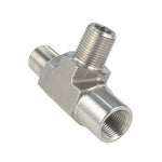 Load image into Gallery viewer, FORGED Pipe Fitting Street Tee MNPT x MNPT x FNPT Stainless Steel 304
