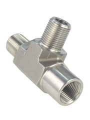 Load image into Gallery viewer, FORGED Pipe Fitting Street Tee MNPT x MNPT x FNPT Stainless Steel 304
