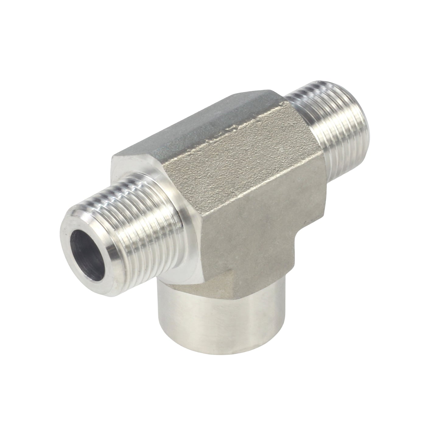 FORGED Pipe Fitting Street Tee MNPT x FNPT x MNPT Stainless Steel 304