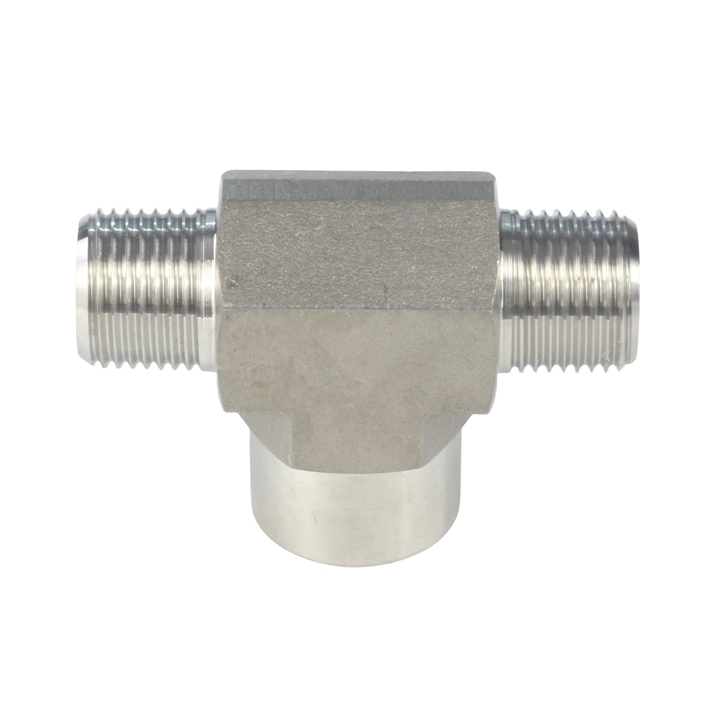 FORGED Pipe Fitting Street Tee MNPT x FNPT x MNPT Stainless Steel 304