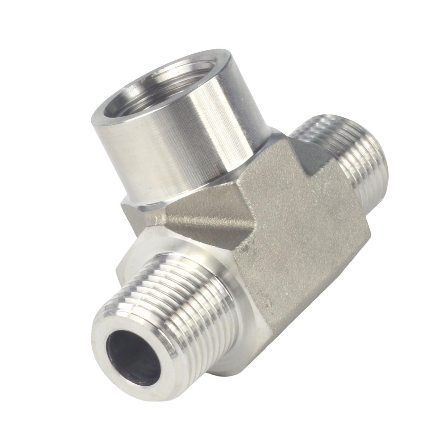FORGED Pipe Fitting Street Tee MNPT x FNPT x MNPT Stainless Steel 304