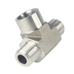 Load image into Gallery viewer, FORGED Pipe Fitting Street Tee MNPT x FNPT x MNPT Stainless Steel 304
