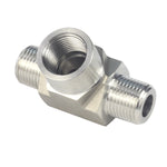 Load image into Gallery viewer, FORGED Pipe Fitting Street Tee MNPT x FNPT x MNPT Stainless Steel 304
