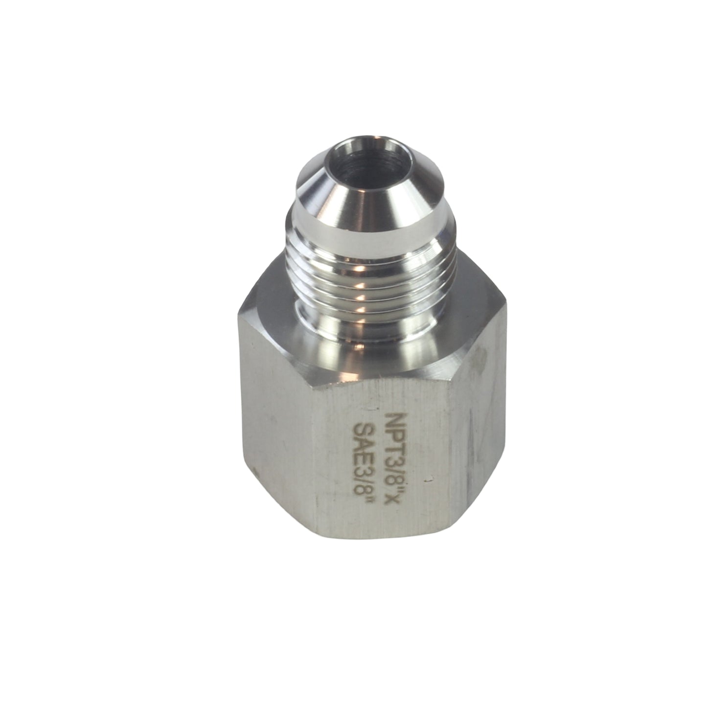 Female NPT to Male SAE Reducer Adapter - Multiple Sizes Stainless Steel 304