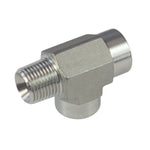 Load image into Gallery viewer, FORGED Pipe Fitting Street Tee FNPT x FNPT x MNPT Stainless Steel 304
