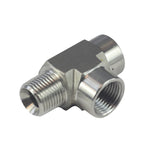 Load image into Gallery viewer, FORGED Pipe Fitting Street Tee FNPT x FNPT x MNPT Stainless Steel 304
