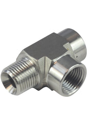 Load image into Gallery viewer, FORGED Pipe Fitting Street Tee FNPT x FNPT x MNPT Stainless Steel 304
