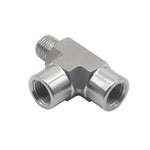 Load image into Gallery viewer, FORGED Pipe Fitting Street Tee FNPT x FNPT x MNPT Stainless Steel 304
