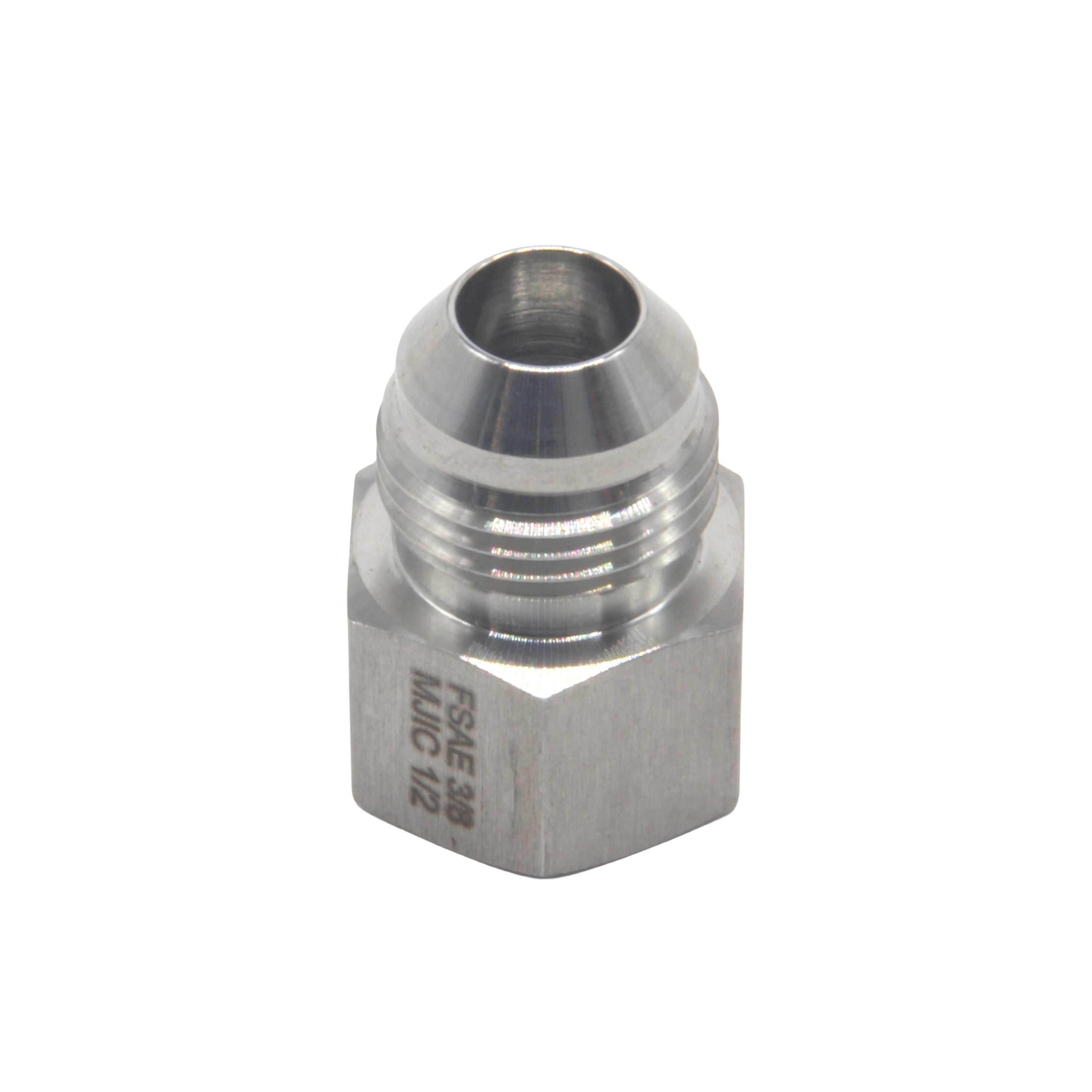 Female SAE to Male JIC Reducer Adapter - Multiple Sizes Stainless Stee ...
