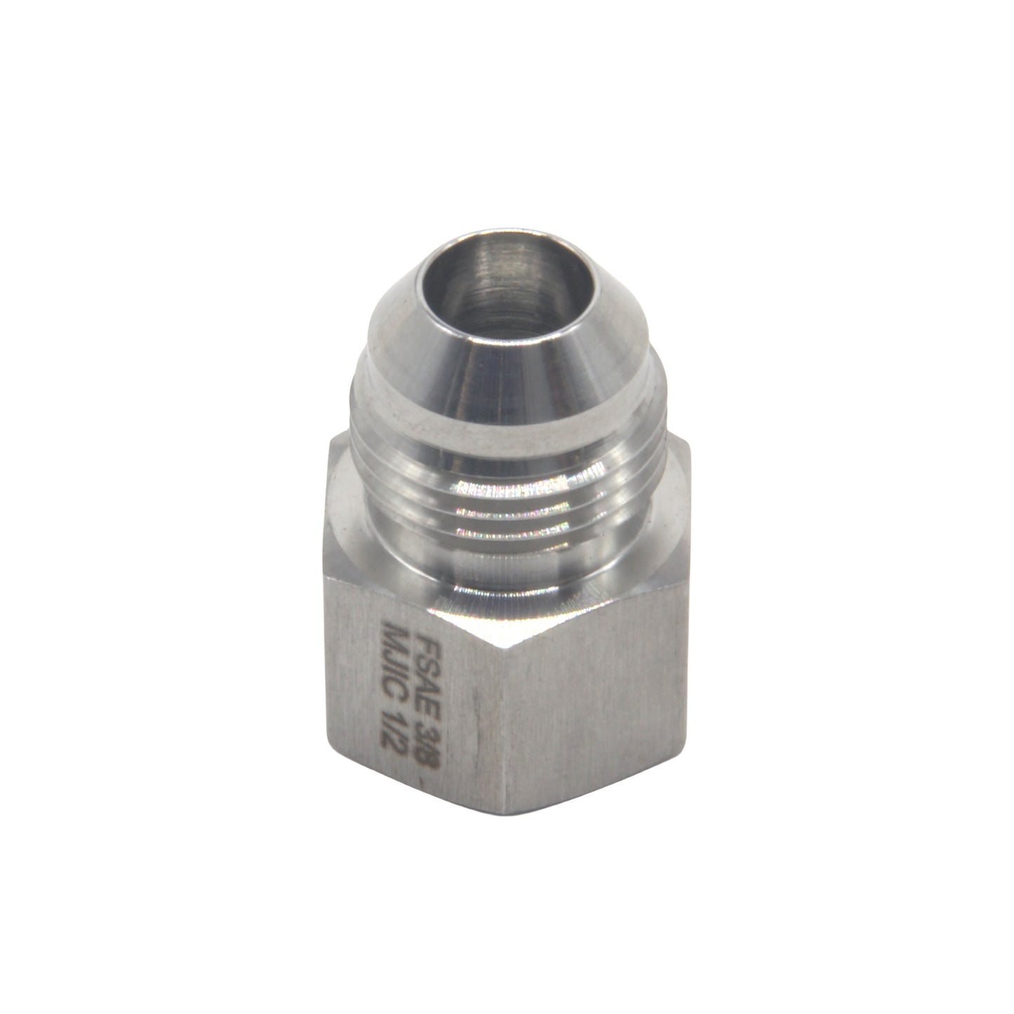 Female SAE to Male JIC Reducer Adapter - Multiple Sizes Stainless Steel 304