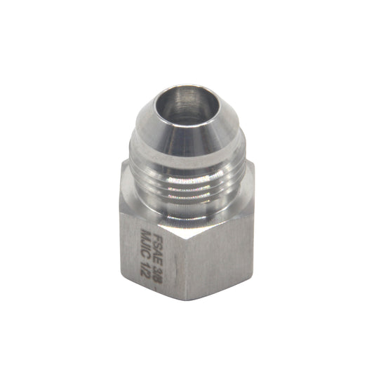 Female SAE to Male JIC Reducer Adapter - Multiple Sizes Stainless Steel 304
