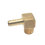 Load image into Gallery viewer, 2Pcs Brass 90 Degree Elbow Adaptor - 3/8&quot; Male NPT to Barb 1/4&quot; (0.4IN /10.4MM)
