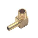 Load image into Gallery viewer, 2Pcs Brass 90 Degree Elbow Adaptor - 3/8&quot; Male NPT to Barb 1/4&quot; (0.4IN /10.4MM)
