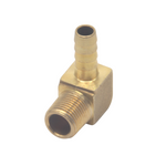 Load image into Gallery viewer, 2Pcs Brass 90 Degree Elbow Adaptor - 3/8&quot; Male NPT to Barb 1/4&quot; (0.4IN /10.4MM)
