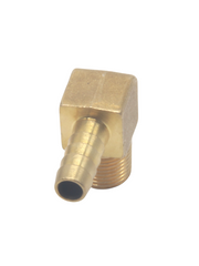 Load image into Gallery viewer, 2Pcs Brass 90 Degree Elbow Adaptor - 3/8&quot; Male NPT to Barb 1/4&quot; (0.4IN /10.4MM)
