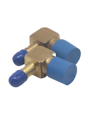 Load image into Gallery viewer, 2Pcs Brass 90 Degree Elbow Adaptor - 3/8&quot; Male NPT to Barb 1/4&quot; (0.4IN /10.4MM)
