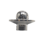 Load image into Gallery viewer, 1.5&quot; Tri Clamp Flat Lid w/ 1/4&quot; Female NPT, 1&quot; Spray Ball
