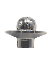 Load image into Gallery viewer, 1.5&quot; Tri Clamp Flat Lid w/ 1/4&quot; Female NPT, 1&quot; Spray Ball

