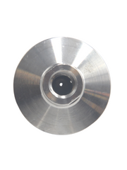 Load image into Gallery viewer, 1.5&quot; Tri Clamp Flat Lid w/ 1/4&quot; Female NPT, 1&quot; Spray Ball
