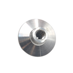 Load image into Gallery viewer, 1.5&quot; Tri Clamp Flat Lid w/ 1/4&quot; Female NPT, 1&quot; Spray Ball
