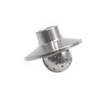 Load image into Gallery viewer, 1.5&quot; Tri Clamp Flat Lid w/ 1/4&quot; Female NPT, 1&quot; Spray Ball
