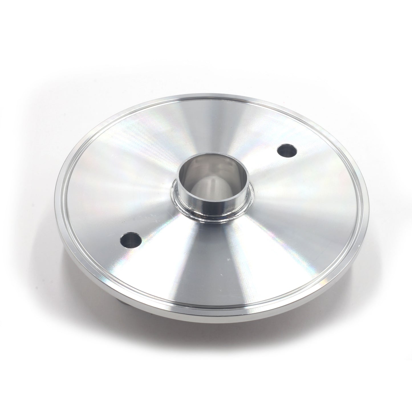 6" Tri Clamp Lid w/ 6" TC x 1.5" TC x (2) 1/4" FNPT Stainless Steel 304
