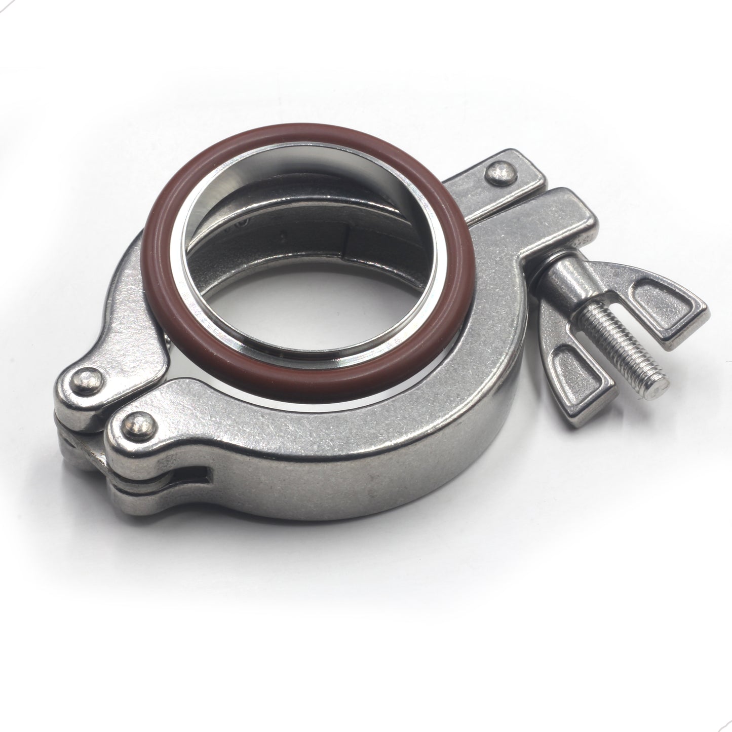ISO-KF Flange Quick Clamp Wing Nut with Centering O-Ring Stainless Steel