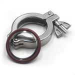 Load image into Gallery viewer, ISO-KF Flange Quick Clamp Wing Nut with Centering O-Ring Stainless Steel
