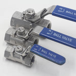 Load image into Gallery viewer, One Piece Ball Valve NPT Female x NPT Female 1000 PSI Stainless Steel 304
