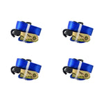 Load image into Gallery viewer, 4pcs 1-1/2" x 15ft Heavy Duty Ratchet Cargo Tie Down Straps 3000 lbs
