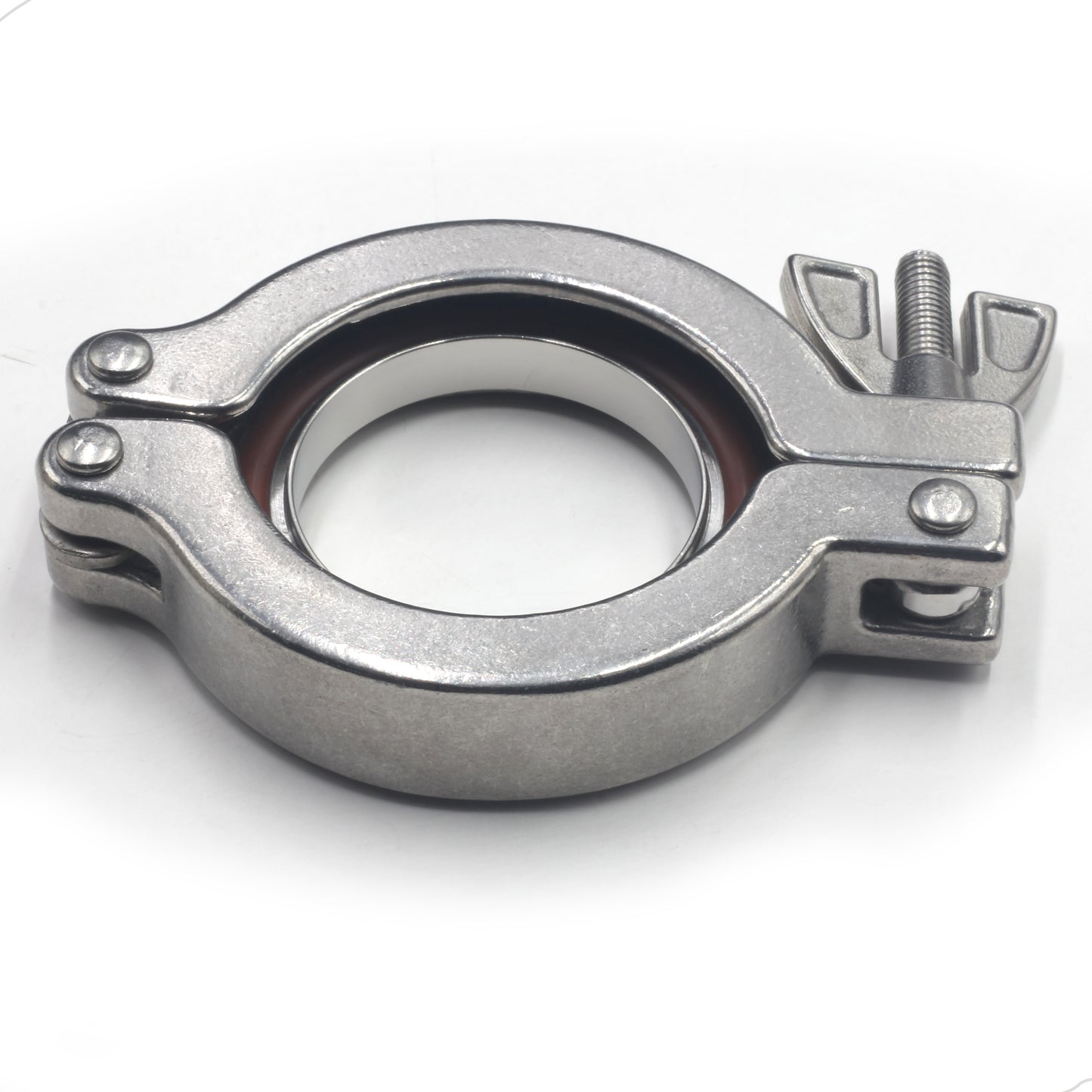 ISO-KF Flange Quick Clamp Wing Nut with Centering O-Ring Stainless Steel