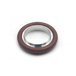 Load image into Gallery viewer, KF/NW Stainless Steel Centering Ring - BUNA Gasket
