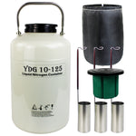 Load image into Gallery viewer, 10L Big Mouth Cryogenic Container Liquid Nitrogen Ln2 Tank Wide Open Mouth
