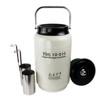 Load image into Gallery viewer, 10L Big Mouth Cryogenic Container Liquid Nitrogen LN2 Tank  Wide Open 210mm Open

